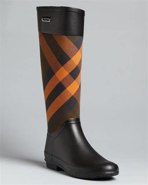 clemence rain boot burberry|Burberry rain boots bloomingdale.